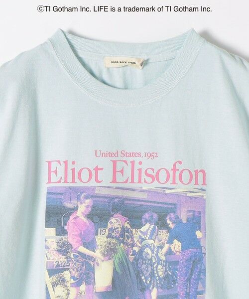 SHIPS / シップス Tシャツ | GOOD ROCK SPEED:〈洗濯機可能〉LPC ロゴ フォト プリント TEE | 詳細4