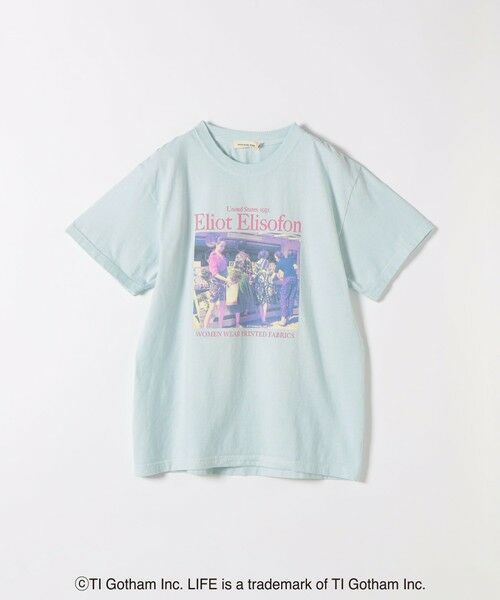 SHIPS / シップス Tシャツ | GOOD ROCK SPEED:〈洗濯機可能〉LPC ロゴ フォト プリント TEE（ライトブルー）