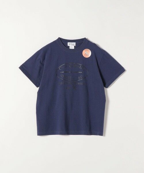 SHIPS / シップス Tシャツ | REGENCY WORKS:〈洗濯機可能〉プリント TEE（ネイビー）