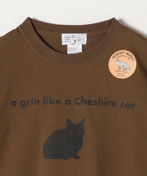 SHIPS / シップス Tシャツ | REGENCY WORKS:〈洗濯機可能〉キャット プリント TEE | 詳細2