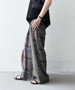 SHIPS / シップス その他パンツ | 《予約》SHIPS any:〈洗濯機可能〉パッチワーク ジオメ プリント ワイド イージー パンツ