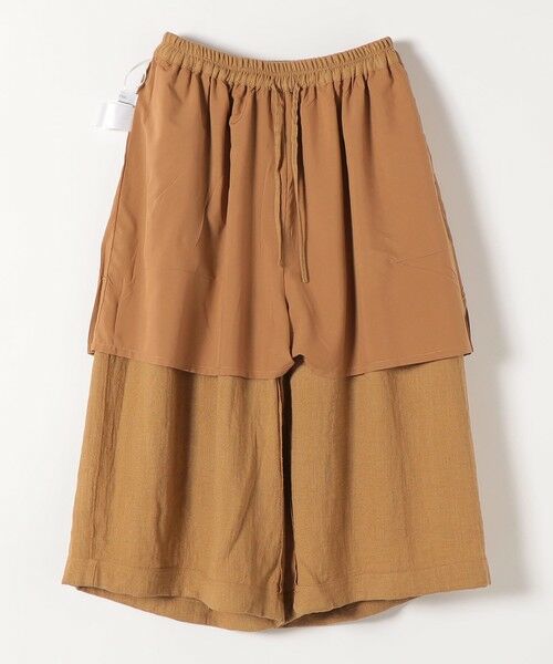 SHIPS / シップス ショート・ハーフ・半端丈パンツ | 《予約》SHIPS any:〈洗濯機可能〉カラミ  ハーフ ギャザー パンツ | 詳細21