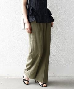 SHIPS / シップス その他パンツ | 《予約》SHIPS any:〈手洗い可能〉センター プレス アジャスト ボタン ベイカー パンツ