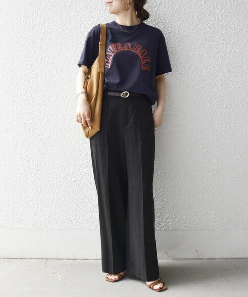 SHIPS / シップス その他パンツ | 《予約》SHIPS any:〈手洗い可能〉センター プレス アジャスト ボタン ベイカー パンツ | 詳細1