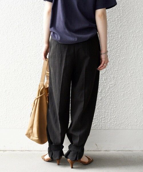 SHIPS / シップス その他パンツ | 《予約》SHIPS any:〈手洗い可能〉センター プレス アジャスト ボタン ベイカー パンツ | 詳細10