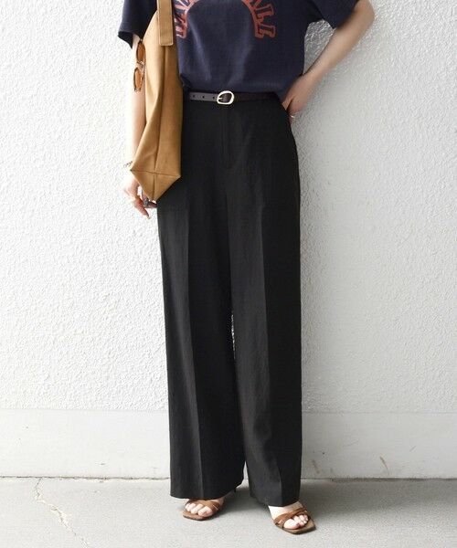 SHIPS / シップス その他パンツ | 《予約》SHIPS any:〈手洗い可能〉センター プレス アジャスト ボタン ベイカー パンツ | 詳細3