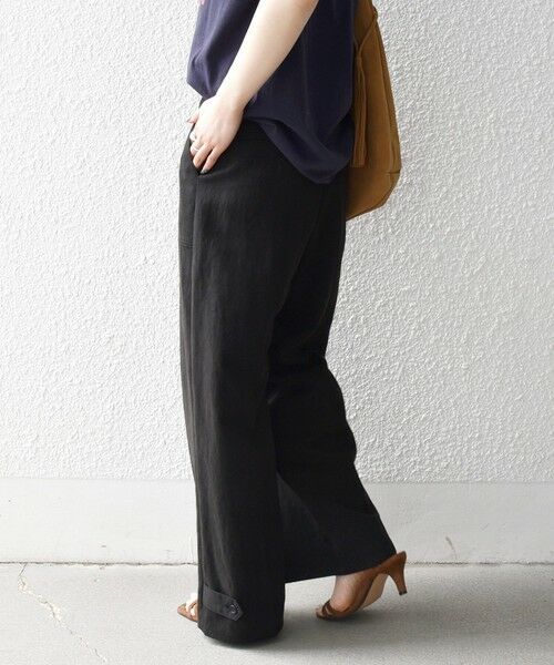 SHIPS / シップス その他パンツ | 《予約》SHIPS any:〈手洗い可能〉センター プレス アジャスト ボタン ベイカー パンツ | 詳細6