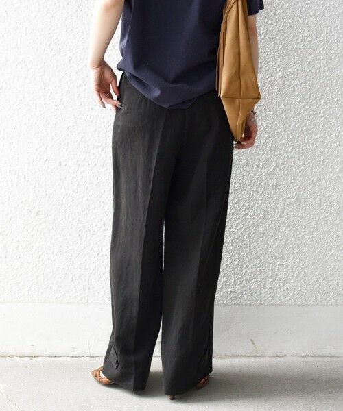 SHIPS / シップス その他パンツ | 《予約》SHIPS any:〈手洗い可能〉センター プレス アジャスト ボタン ベイカー パンツ | 詳細7