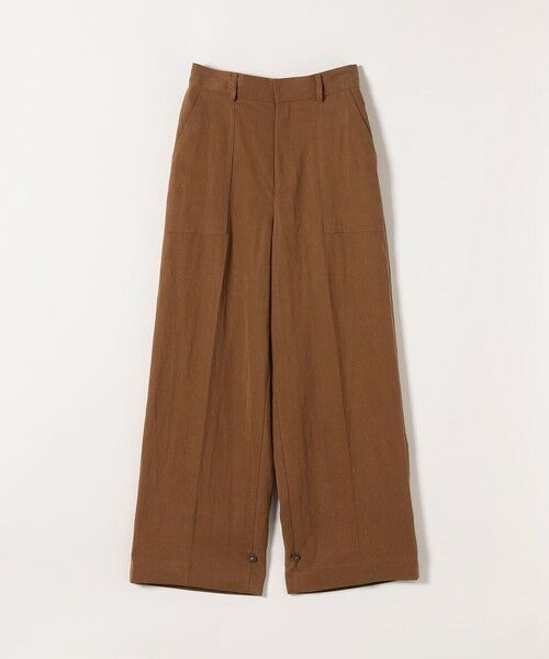 SHIPS / シップス その他パンツ | 《予約》SHIPS any:〈手洗い可能〉センター プレス アジャスト ボタン ベイカー パンツ | 詳細25