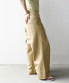 SHIPS / シップス その他パンツ | 《予約》SHIPS any:〈洗濯機可能〉コットン 2タック コクーン ワイド パンツ