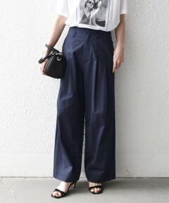 SHIPS / シップス その他パンツ | 《予約》SHIPS any:〈洗濯機可能〉コットン 2タック コクーン ワイド パンツ