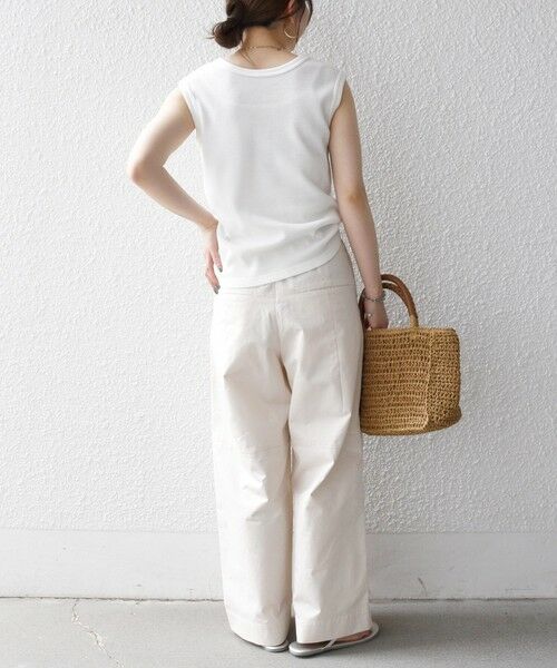 SHIPS / シップス その他パンツ | 《予約》SHIPS any:〈洗濯機可能〉コットン 2タック コクーン ワイド パンツ | 詳細2