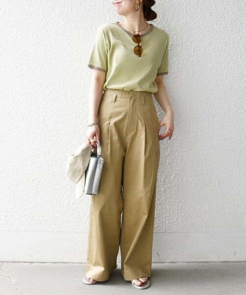 SHIPS / シップス その他パンツ | 《予約》SHIPS any:〈洗濯機可能〉コットン 2タック コクーン ワイド パンツ | 詳細8