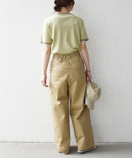 SHIPS / シップス その他パンツ | 《予約》SHIPS any:〈洗濯機可能〉コットン 2タック コクーン ワイド パンツ | 詳細9