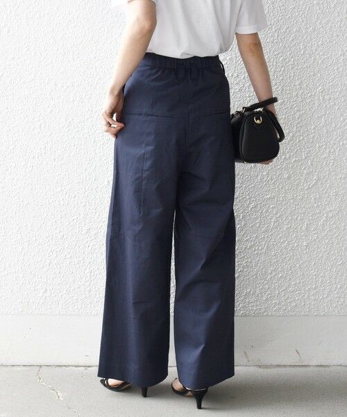 SHIPS / シップス その他パンツ | 《予約》SHIPS any:〈洗濯機可能〉コットン 2タック コクーン ワイド パンツ | 詳細18