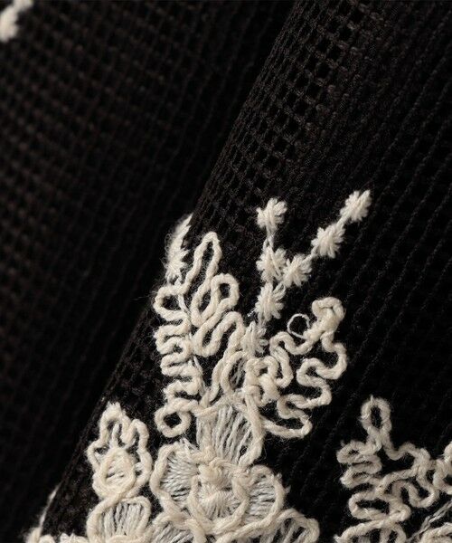 SHIPS / シップス ロング・マキシ丈スカート | 《予約》SHIPS any:〈洗濯機可能〉メッシュ レース パイピング Iライン スカート | 詳細23