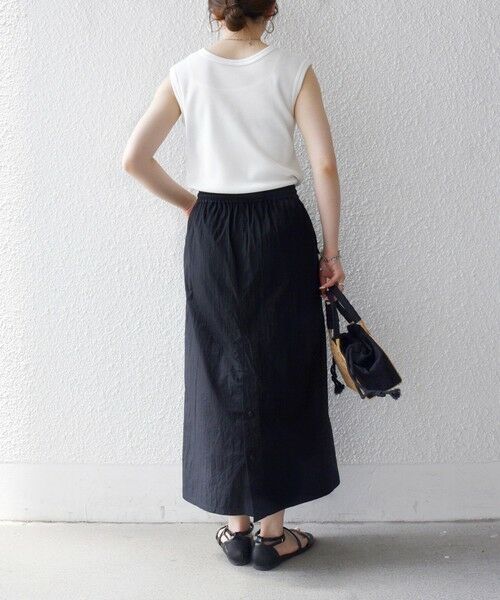 SHIPS / シップス ロング・マキシ丈スカート | 《予約》SHIPS any:〈多機能/洗濯機可能〉シェルテック ポケット ストレート スカート | 詳細2