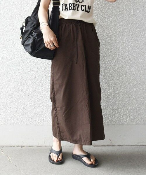 SHIPS / シップス ロング・マキシ丈スカート | 《予約》SHIPS any:〈多機能/洗濯機可能〉シェルテック ポケット ストレート スカート | 詳細12