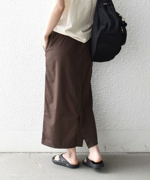 SHIPS / シップス ロング・マキシ丈スカート | 《予約》SHIPS any:〈多機能/洗濯機可能〉シェルテック ポケット ストレート スカート | 詳細14