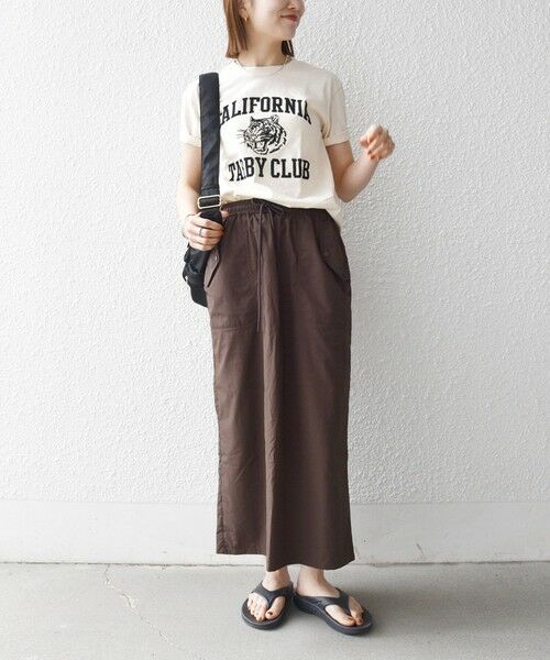 SHIPS / シップス ロング・マキシ丈スカート | 《予約》SHIPS any:〈多機能/洗濯機可能〉シェルテック ポケット ストレート スカート | 詳細9