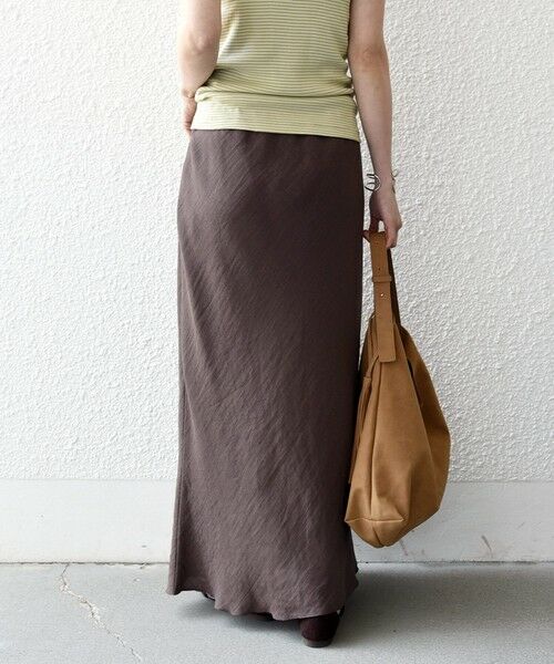 SHIPS / シップス ロング・マキシ丈スカート | 《予約》SHIPS any:〈洗濯機可能〉メッシュ ナロー スカート | 詳細23