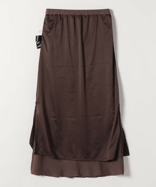 SHIPS / シップス ロング・マキシ丈スカート | 《予約》SHIPS any:〈洗濯機可能〉メッシュ ナロー スカート | 詳細30