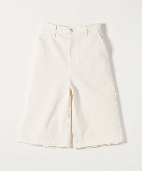 SHIPS / シップス ショート・ハーフ・半端丈パンツ | Le minor:〈洗濯機可能〉ハーフ パンツ（ホワイト）