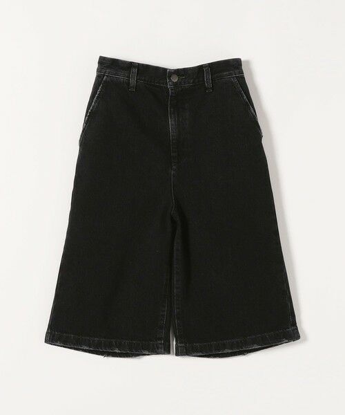 SHIPS / シップス ショート・ハーフ・半端丈パンツ | Le minor:〈洗濯機可能〉ハーフ パンツ（ブラック）