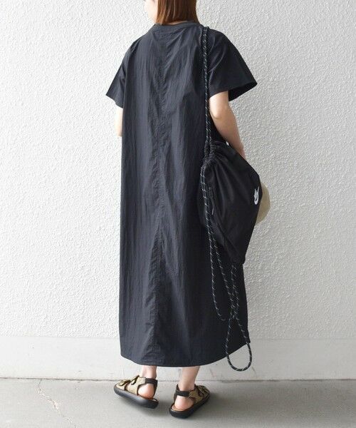 SHIPS / シップス ロング・マキシ丈ワンピース | 《予約》SHIPS any:〈多機能/洗濯機可能〉シェルテック ドロスト ロング ワンピース | 詳細6