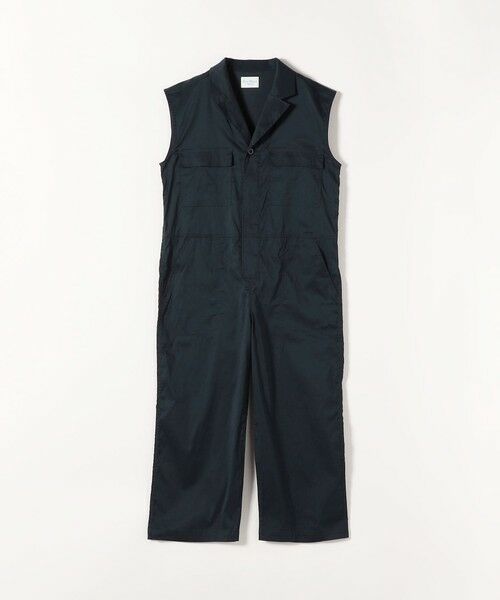 SHIPS / シップス サロペット・オールインワン | Le minor:〈洗濯機可能〉ノースリーブ オールインワン（ネイビー）