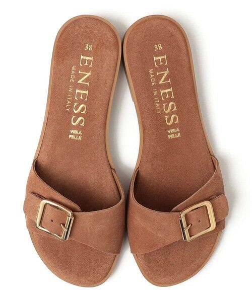 SHIPS / シップス サンダル | ENESS: レザー バックル ベルト サンダル | 詳細4