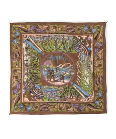 SHIPS / シップス バンダナ・スカーフ | BINDU:〈手洗い可能〉アカプルコ マップ スカーフ