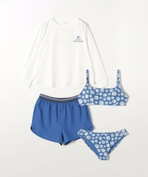 SHIPS / シップス 水着・スイムグッズ | ROXY:〈手洗い可能〉スイム ウェア 4点セット 26SS（ブルー）