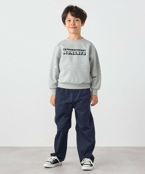 SHIPS / シップス スウェット | SHIPS any:〈洗濯機可能〉ポンチ デザイン クルーネック プルオーバー <KIDS> | 詳細8