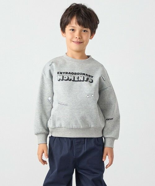 SHIPS / シップス スウェット | SHIPS any:〈洗濯機可能〉ポンチ デザイン クルーネック プルオーバー <KIDS> | 詳細10