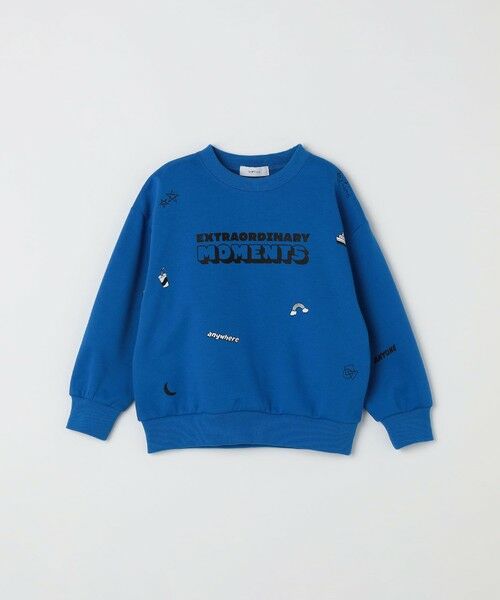 SHIPS / シップス スウェット | SHIPS any:〈洗濯機可能〉ポンチ デザイン クルーネック プルオーバー <KIDS>（ブルー）