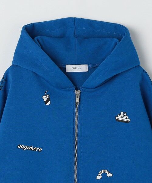 SHIPS / シップス パーカー | SHIPS any:〈洗濯機可能〉ポンチ デザイン ジップ パーカー <KIDS> | 詳細4