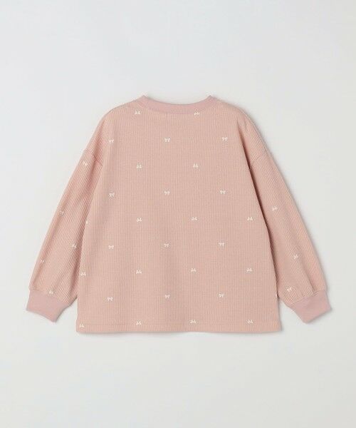 SHIPS / シップス カットソー | SHIPS any:〈洗濯機可能〉ワッフル リボン クルーネック プルオーバー<KIDS> | 詳細2
