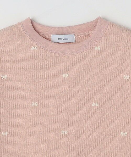 SHIPS / シップス カットソー | SHIPS any:〈洗濯機可能〉ワッフル リボン クルーネック プルオーバー<KIDS> | 詳細3