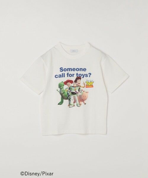 SHIPS / シップス Tシャツ | SHIPS any:〈洗濯機可能〉TOYSTORY/トイ・ストーリー/ プリント ロゴ TEE <KIDS>◆（ホワイト）
