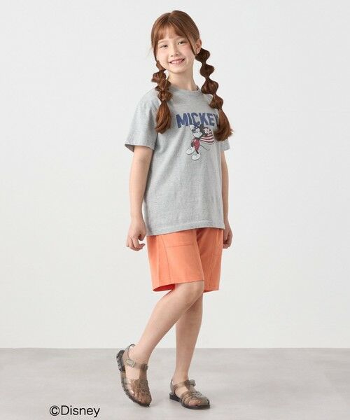 SHIPS / シップス Tシャツ | 【SHIPS any別注】GOOD ROCK SPEED:〈洗濯機可能〉ミッキーマウス / フラッグ プリント Tシャツ<KIDS>◆ | 詳細2