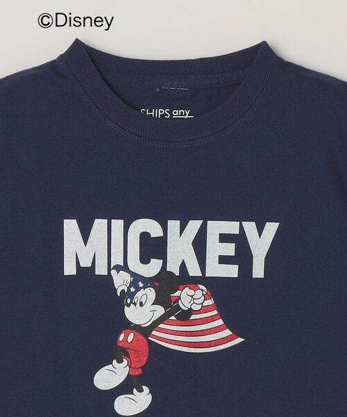 SHIPS / シップス Tシャツ | 【SHIPS any別注】GOOD ROCK SPEED:〈洗濯機可能〉ミッキーマウス / フラッグ プリント Tシャツ<KIDS>◆ | 詳細14