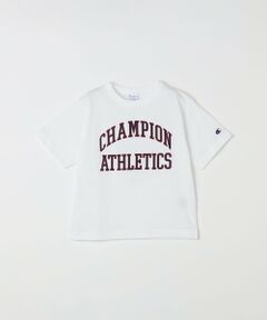 Champion:〈洗濯機可能〉アスレチック プリント Tシャツ<KIDS>