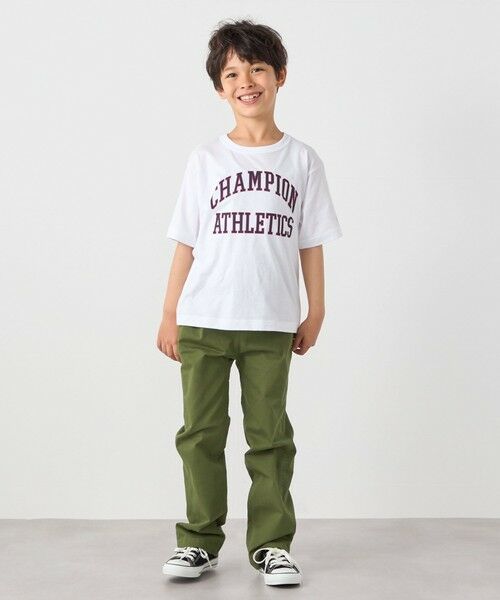 SHIPS / シップス Tシャツ | Champion:〈洗濯機可能〉アスレチック プリント Tシャツ<KIDS> | 詳細1