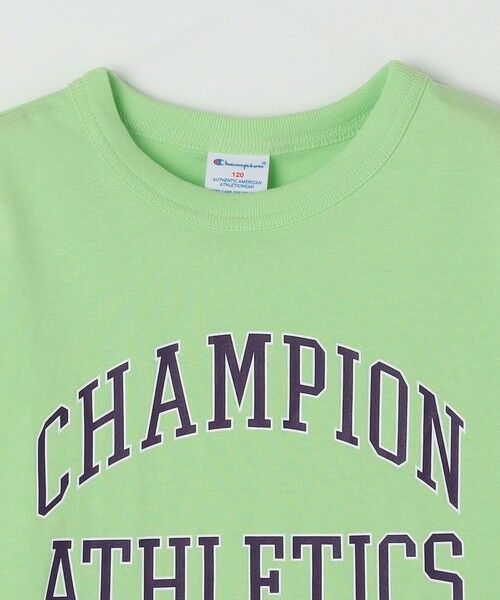 SHIPS / シップス Tシャツ | Champion:〈洗濯機可能〉アスレチック プリント Tシャツ<KIDS> | 詳細4