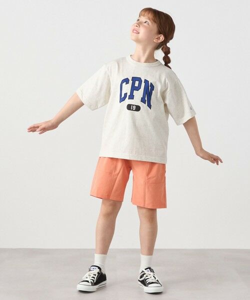 SHIPS / シップス Tシャツ | Champion:〈洗濯機可能〉CPN プリント Tシャツ<KIDS> | 詳細1