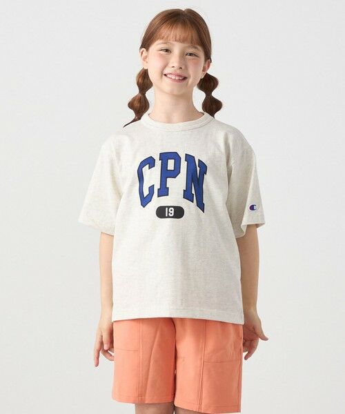 SHIPS / シップス Tシャツ | Champion:〈洗濯機可能〉CPN プリント Tシャツ<KIDS> | 詳細3