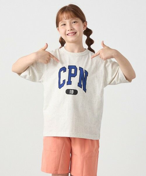 SHIPS / シップス Tシャツ | Champion:〈洗濯機可能〉CPN プリント Tシャツ<KIDS> | 詳細4