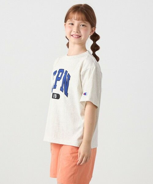 SHIPS / シップス Tシャツ | Champion:〈洗濯機可能〉CPN プリント Tシャツ<KIDS> | 詳細5