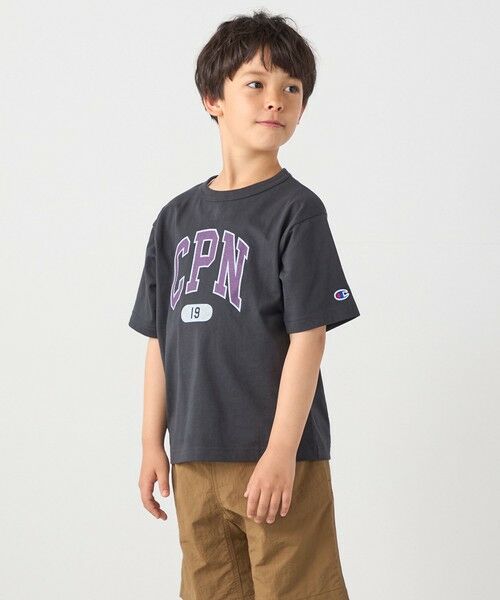 SHIPS / シップス Tシャツ | Champion:〈洗濯機可能〉CPN プリント Tシャツ<KIDS> | 詳細12